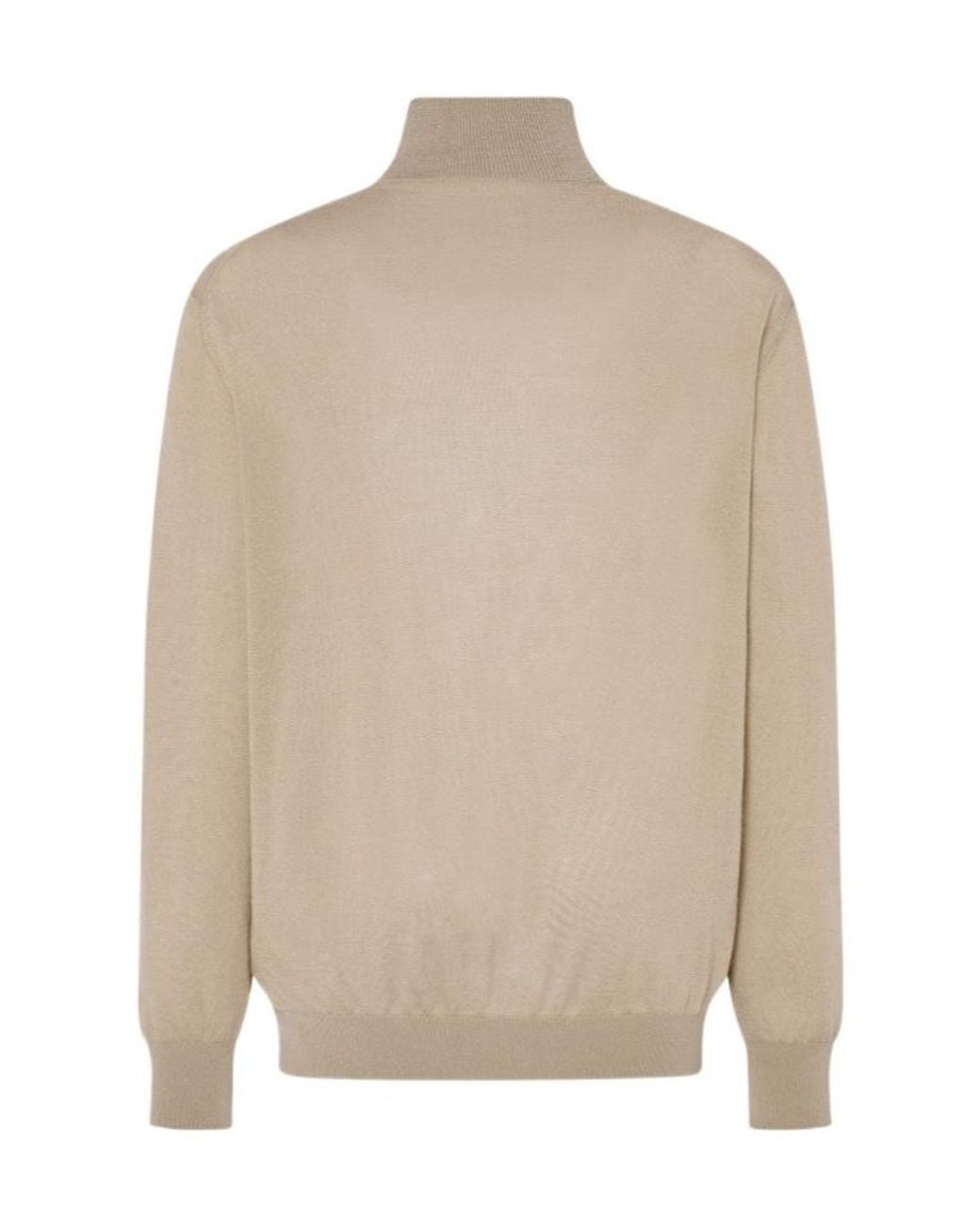 The Row Natural Relaxed Turtleneck Knitted Jumper