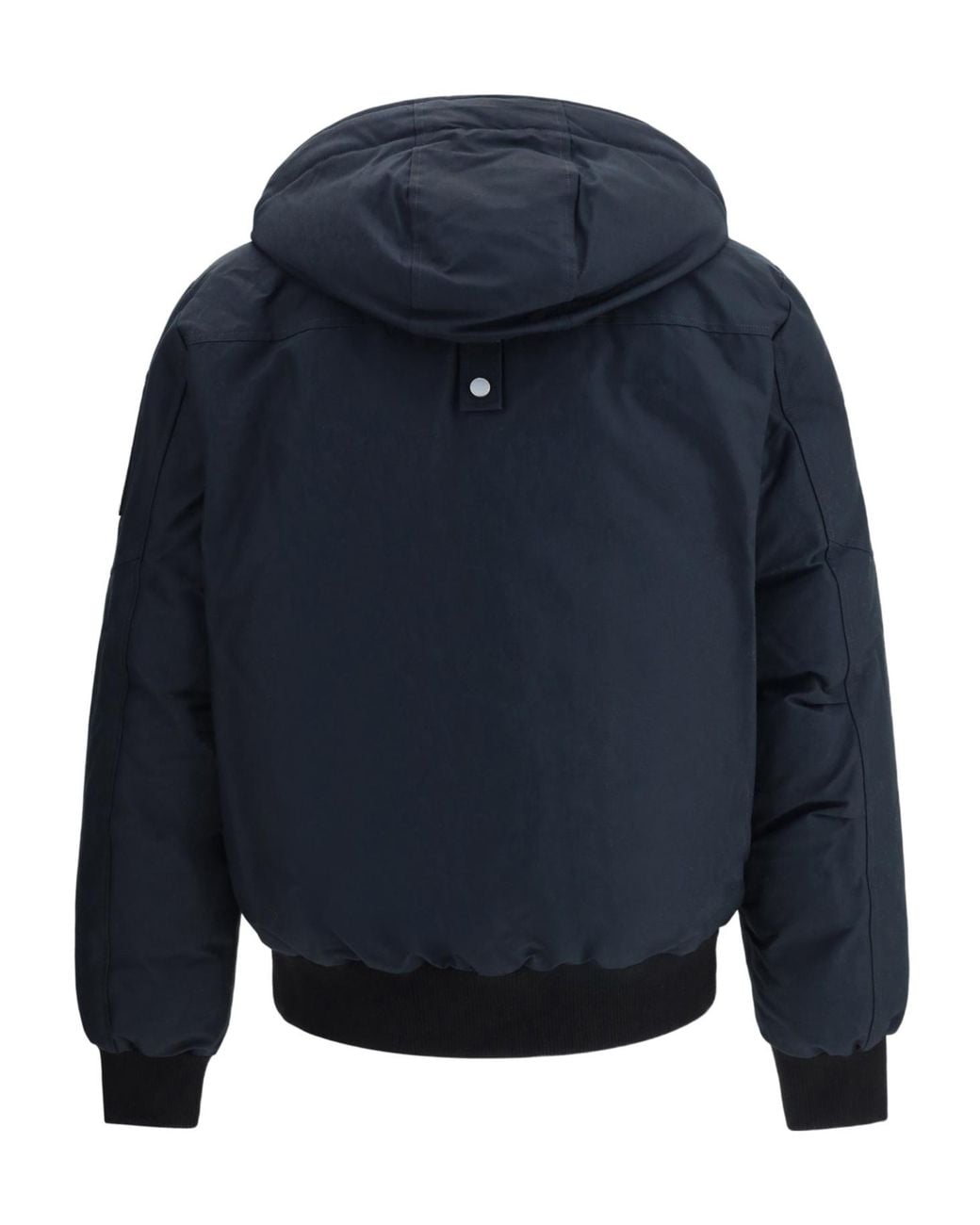 Moose Knuckles Blue Zip-Up Bomber Jacket for men