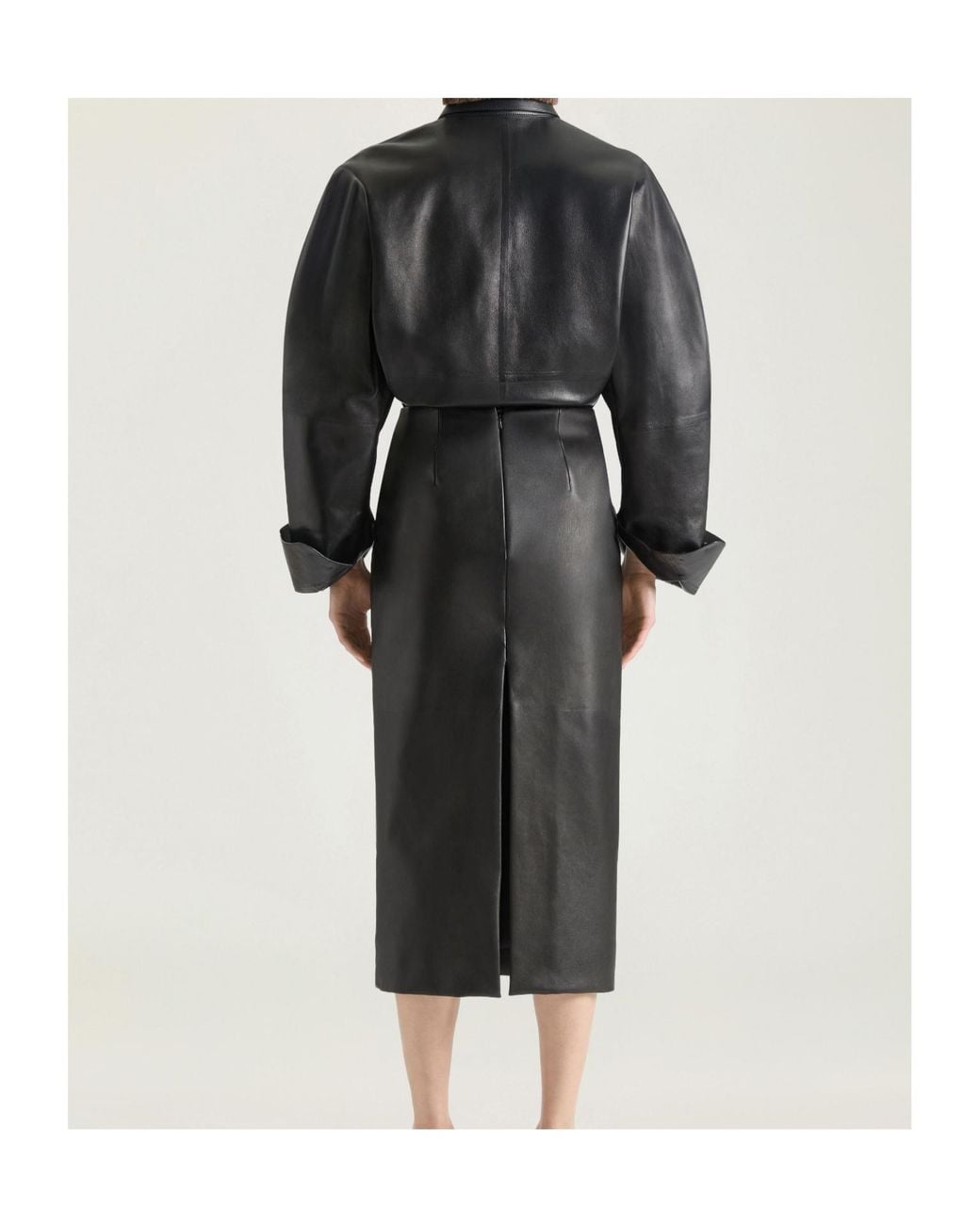 Givenchy Black Coccon Collared Long-Sleeve Shirt