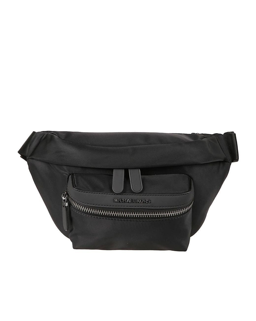 Michael Kors Black Logo Lettering Belt Bag for men