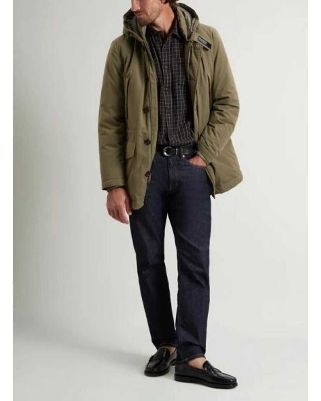 Woolrich Green Mountain Cloth Parka for men