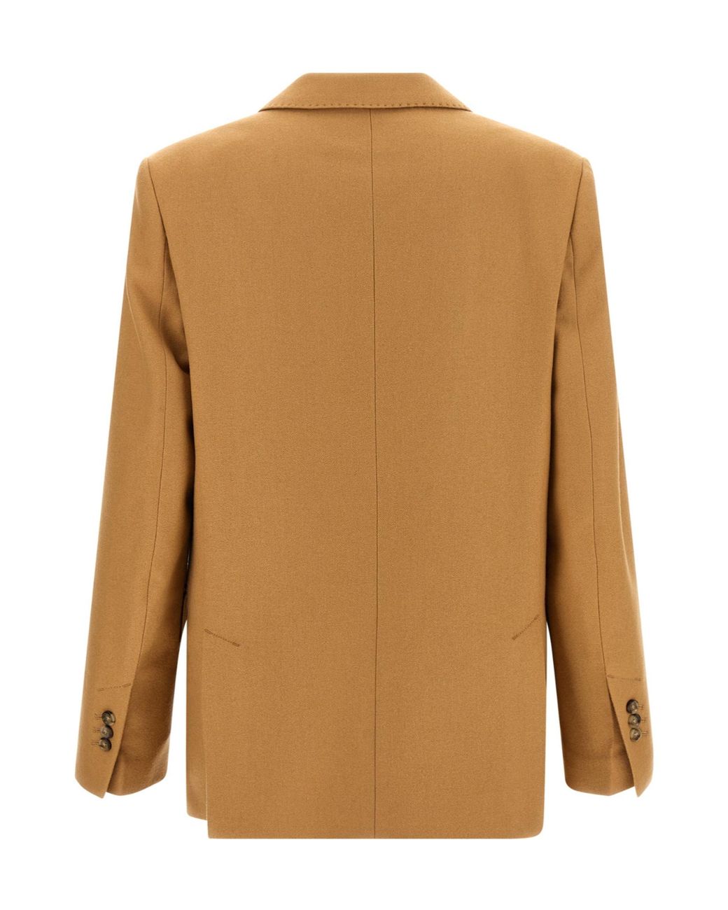 AMI Brown Ami Loose Single Breasted Jacket