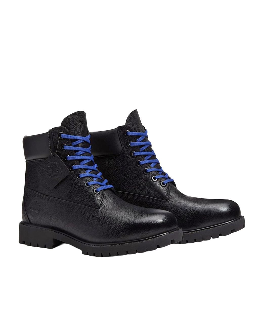Timberland Black Lace-Up Ankle Boots for men