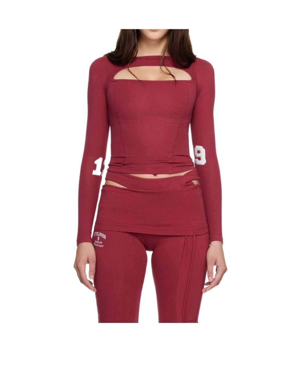OTTOLINGER Red Long-Sleeve T-Shirt