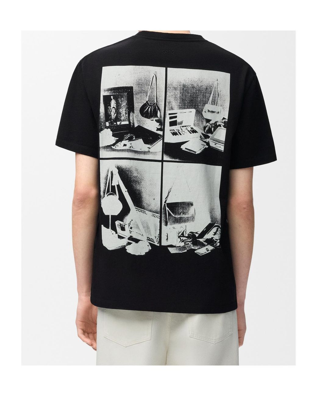Loewe Black Relaxed Fit T-Shirt for men