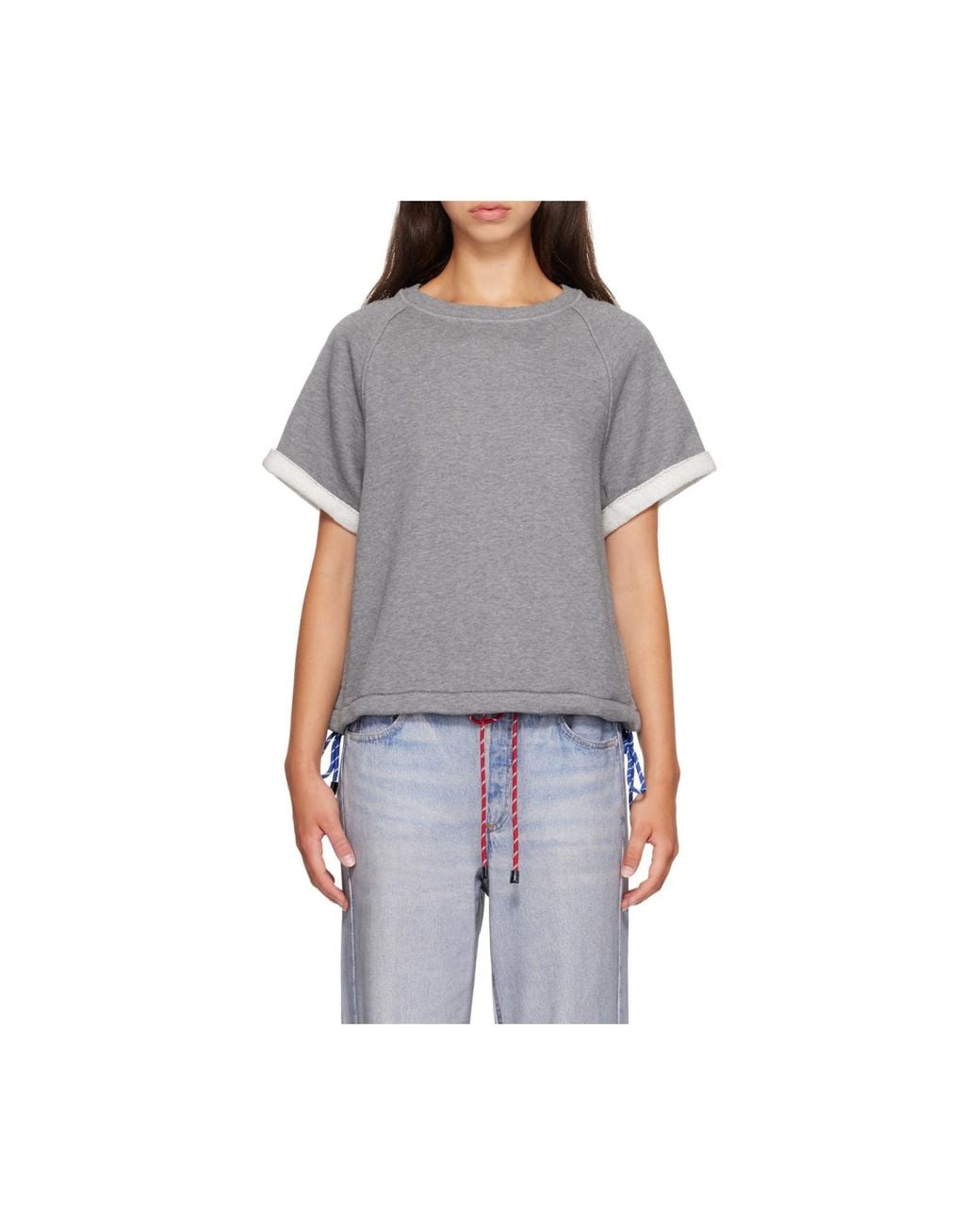 Rag & Bone Gray Vintage Terry Tee