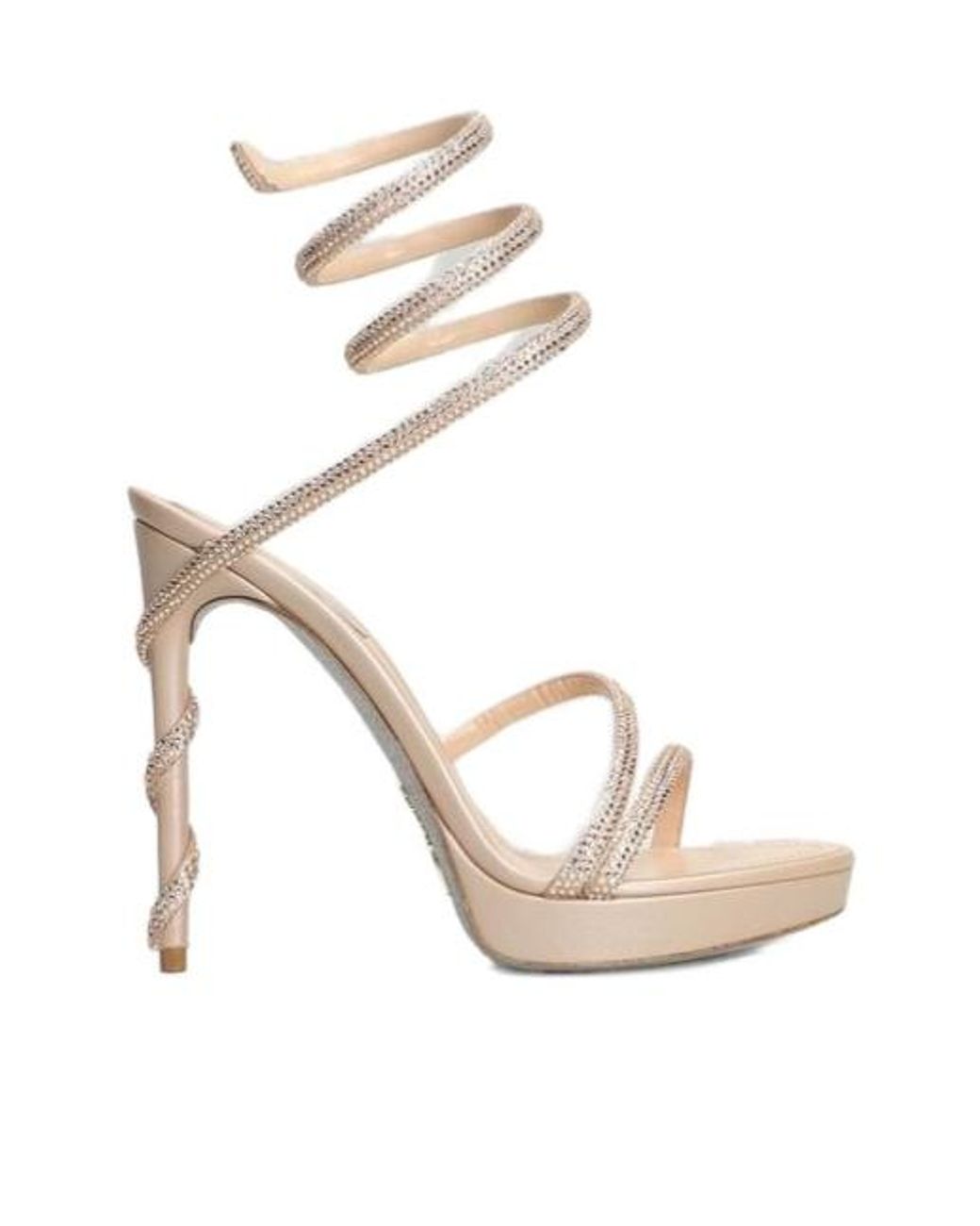 Rene Caovilla White René Caovilla Margot Platform Sandals