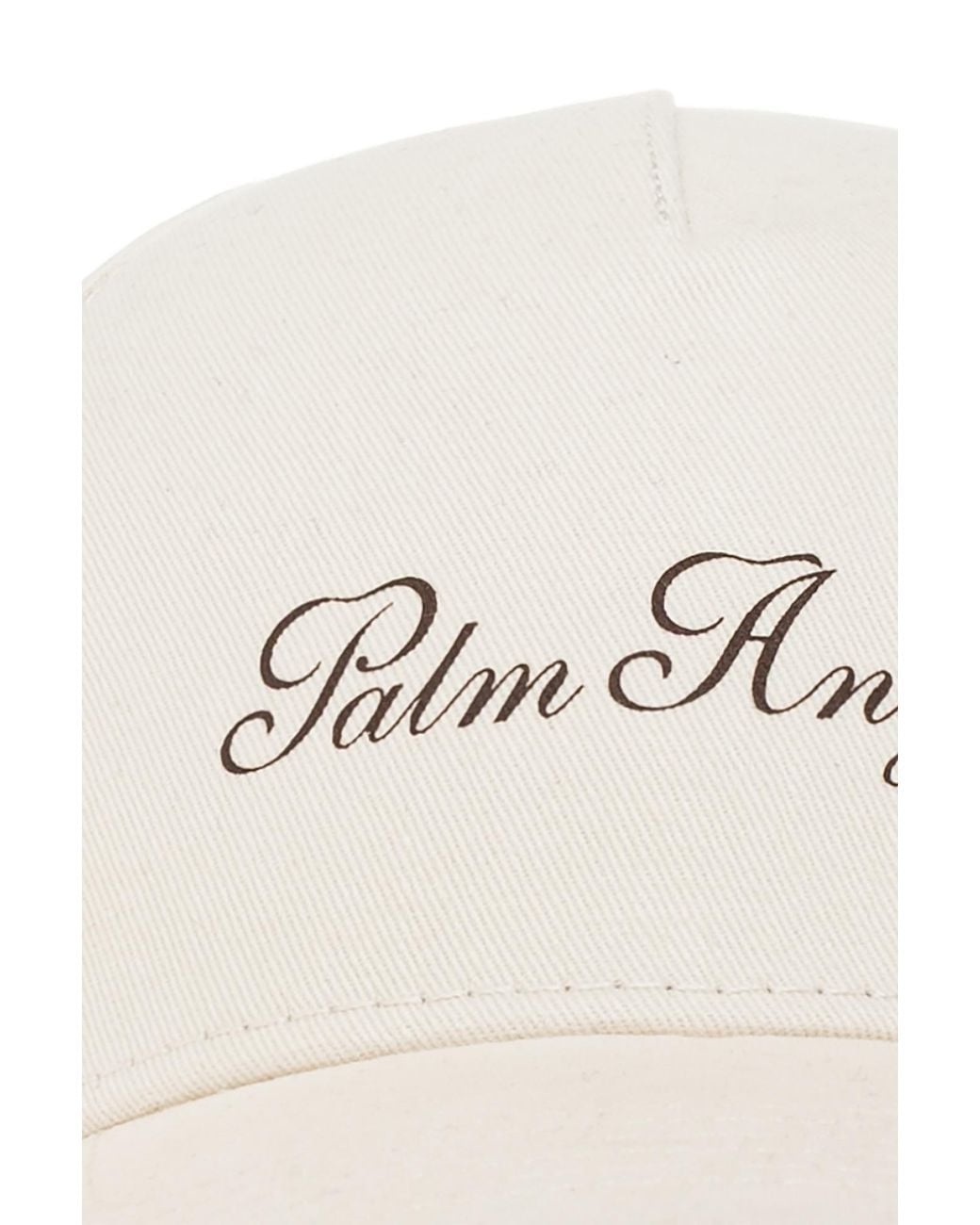 Palm Angels White Logo Hat for men