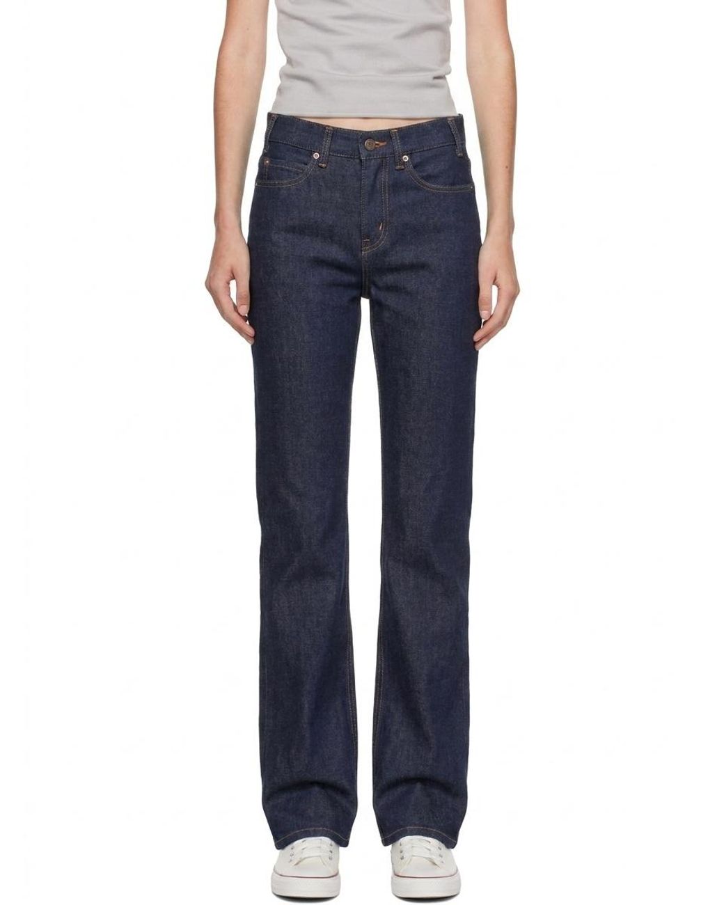 Céline Blue Jeans With Belt Loops