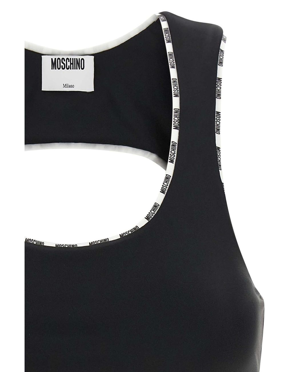 Moschino Black Sporty Top