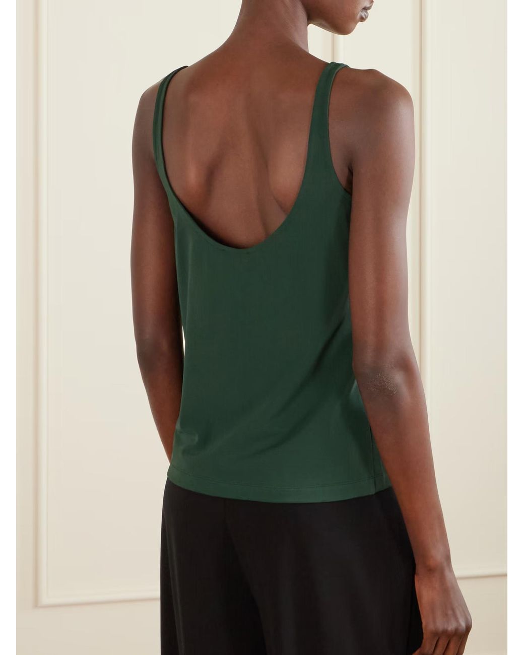 Eres Green Anae Scoop-Neck Top