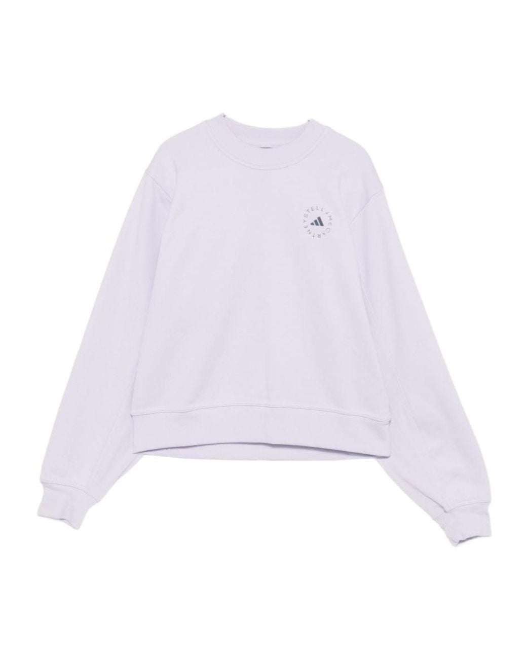 Adidas By Stella McCartney White Logo Sweatshirt