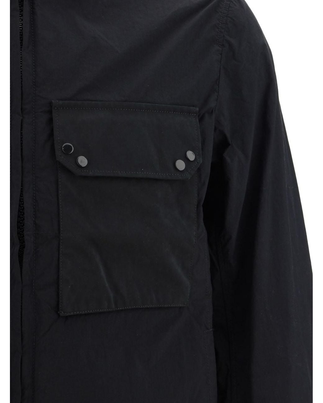 C P Company Blue Zip-Up Shirt Jacket for men