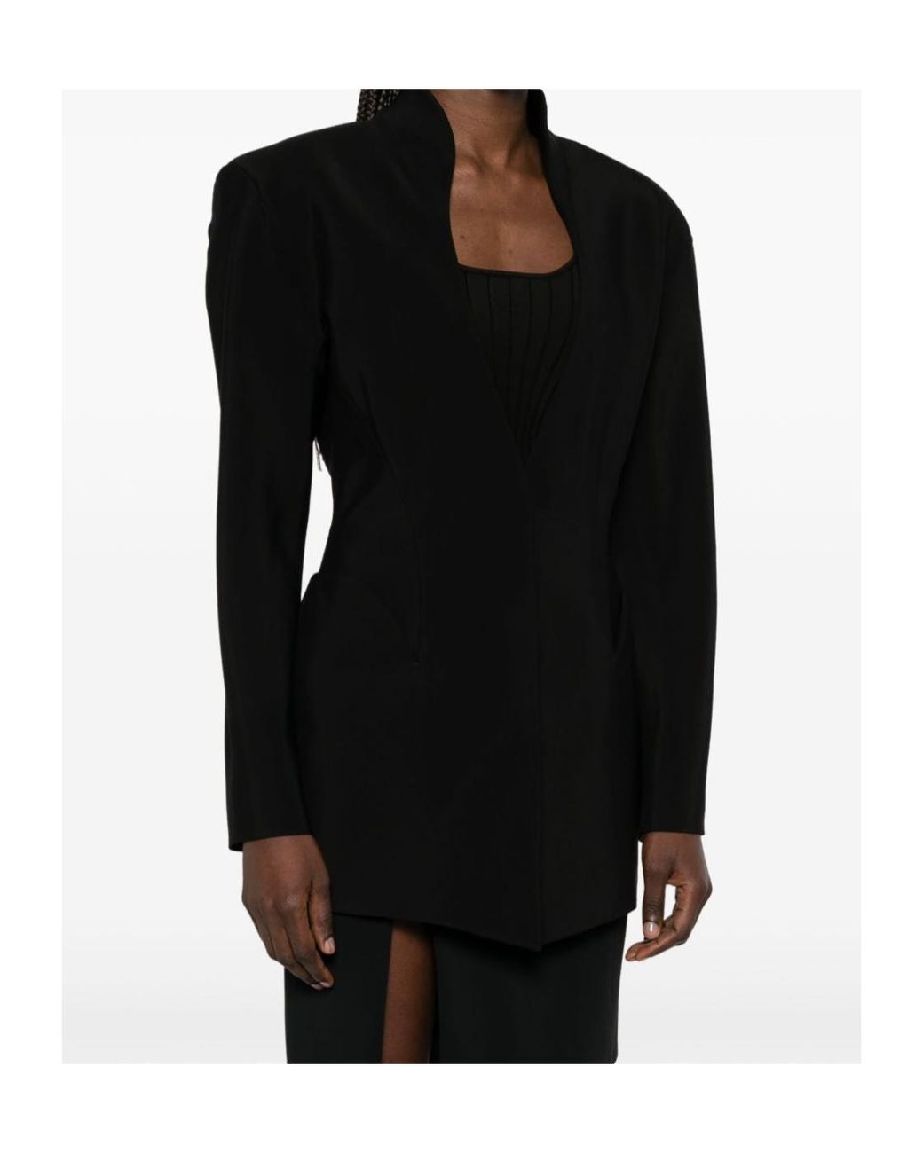 Mugler Black Sculptural Jacket