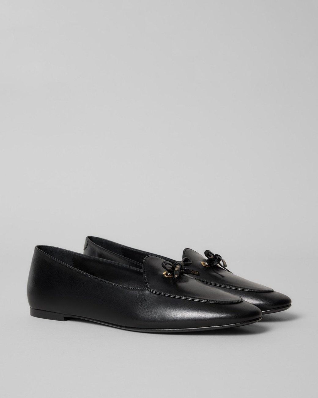Céline Black Aura Bow Flats