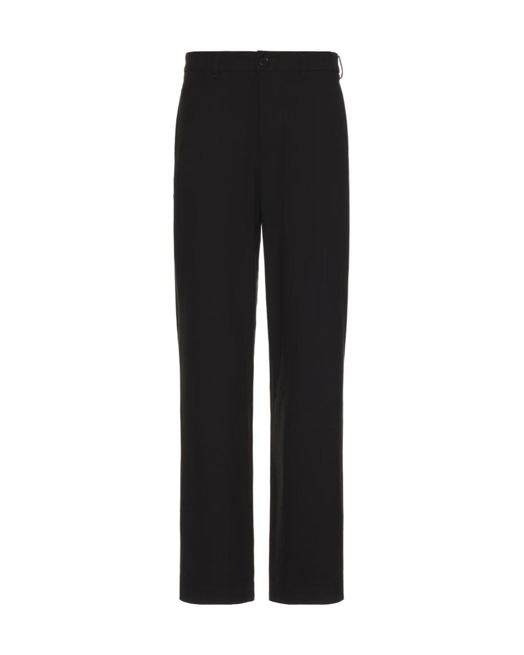 AllSaints Black Halla Wide-Leg Trousers for men