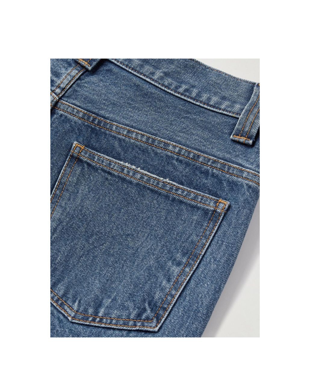 Khaite Blue Corben Straight-Leg Jeans