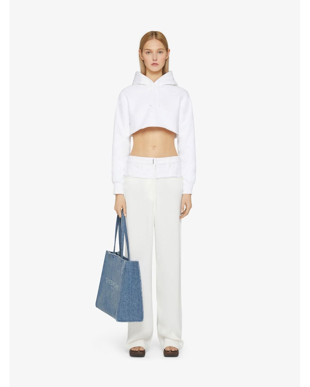 Givenchy White Oversized Jeans