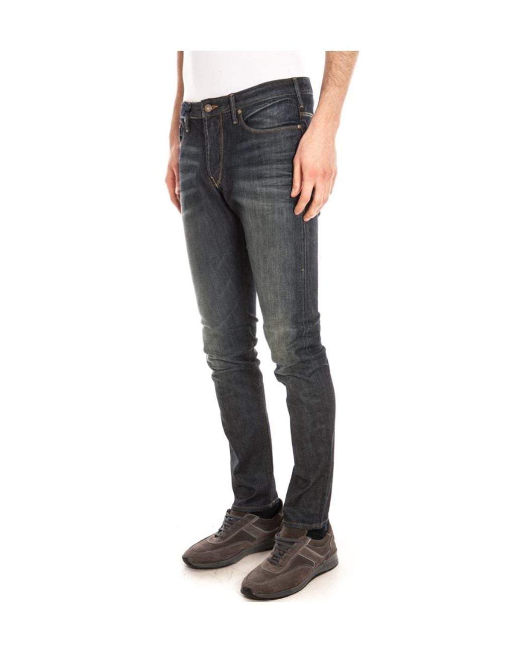 Armani Jeans Gray Logo Jeans for men