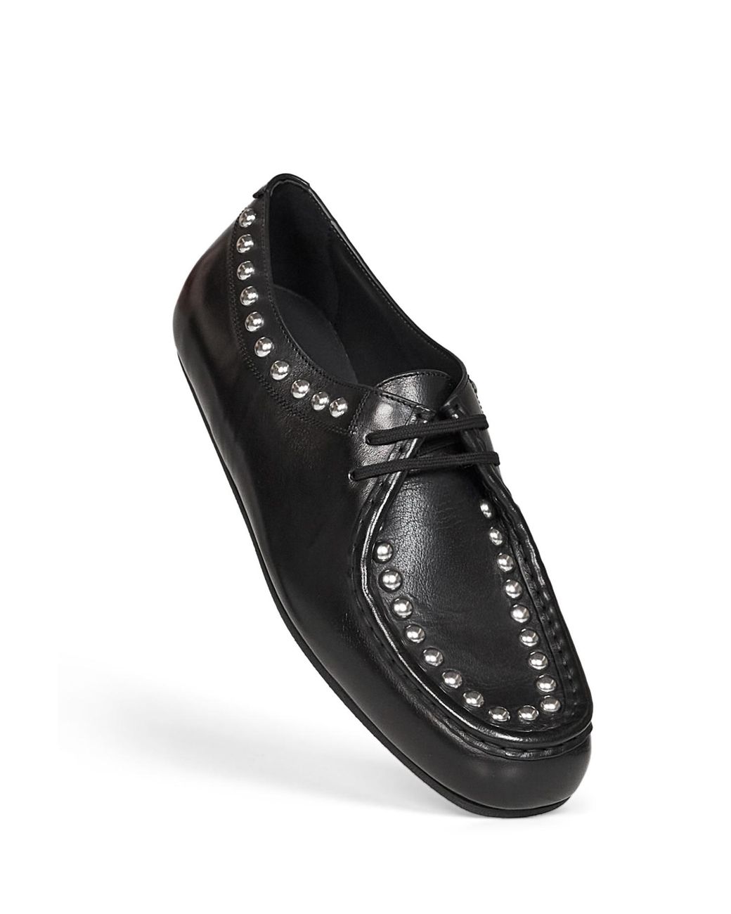 Jil Sander Black Studded Lace-Up Shoes for men