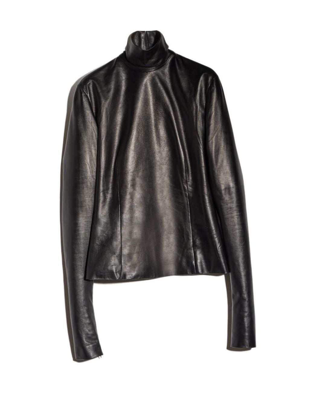 Gucci Black Long-Sleeve Turtleneck Top