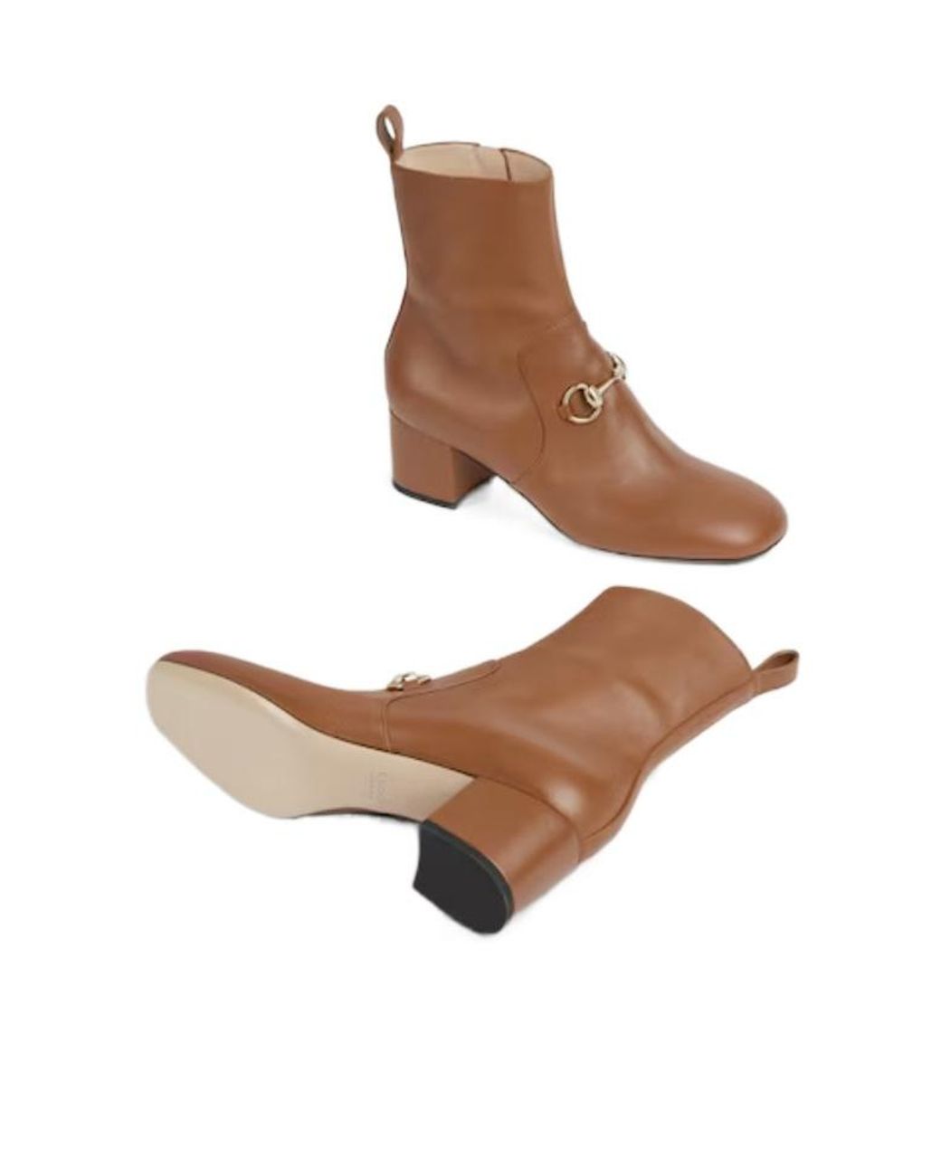Gucci Brown Ankle Boot With Horsebit