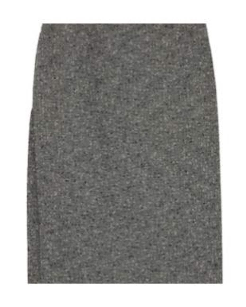Gucci Gray Seeded Skirt