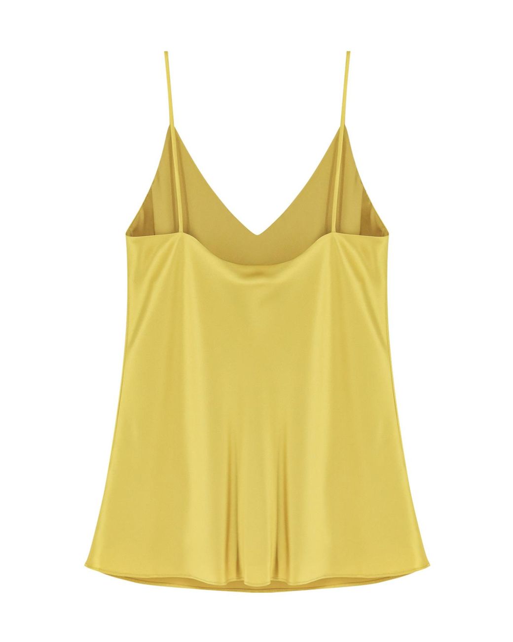 Max Mara Yellow Pianoforte Quassia V-Neck Sleeveless Tank Top