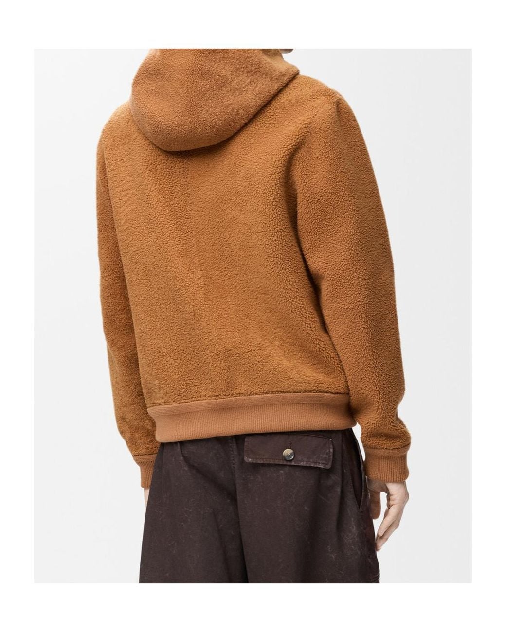 Loewe Natural Hooded Reversible Leather Jacket for men