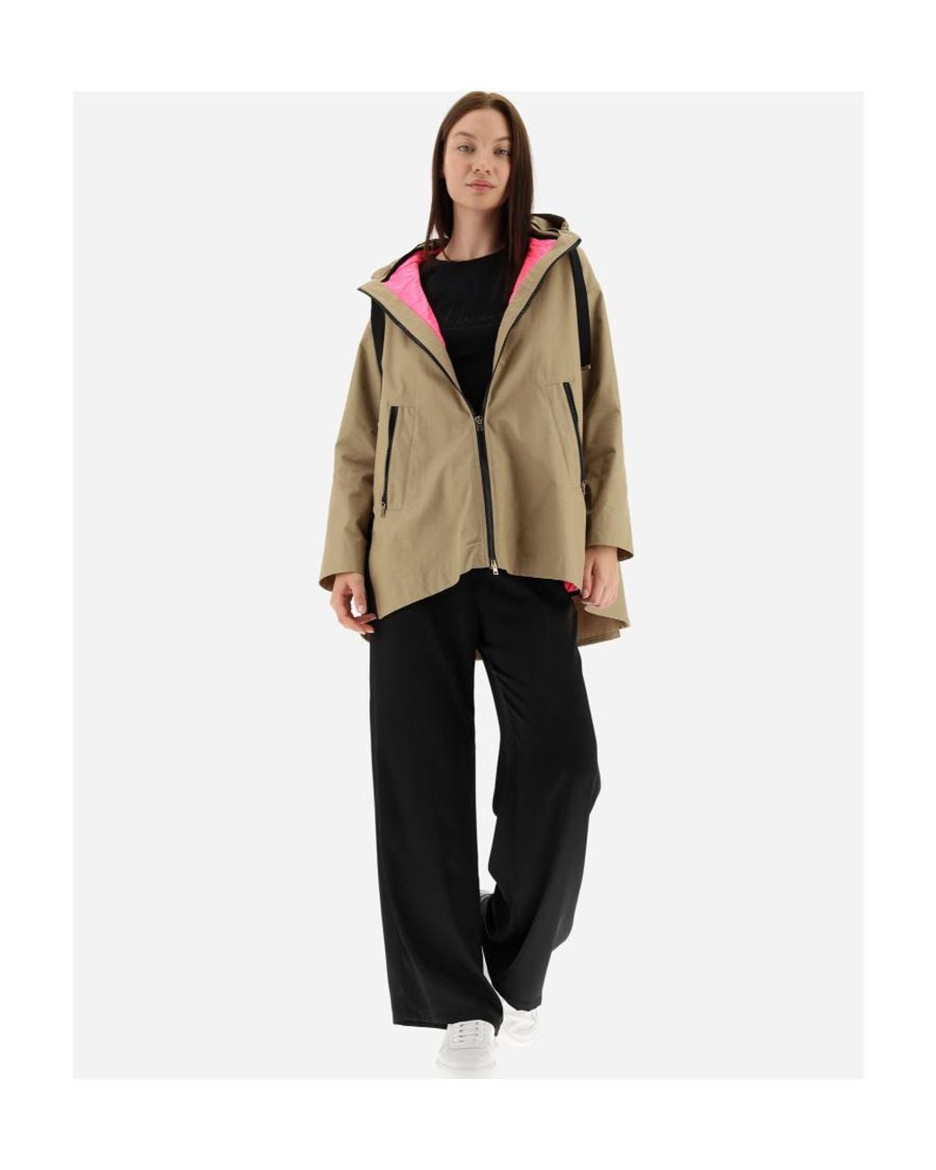 Herno Natural Flared Jacket