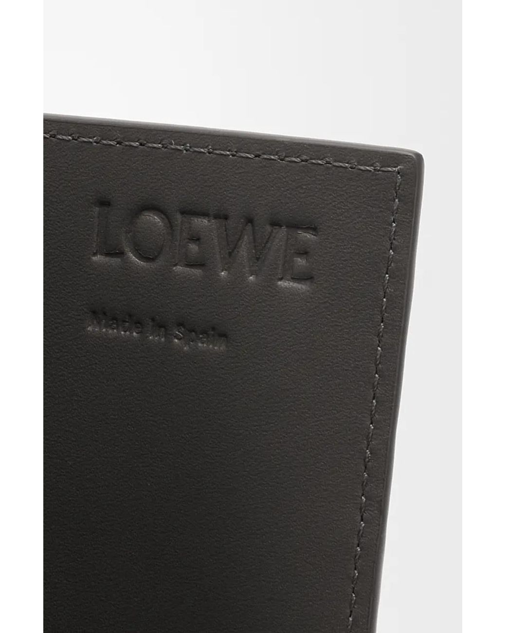 Loewe Black Open Cardholder for men