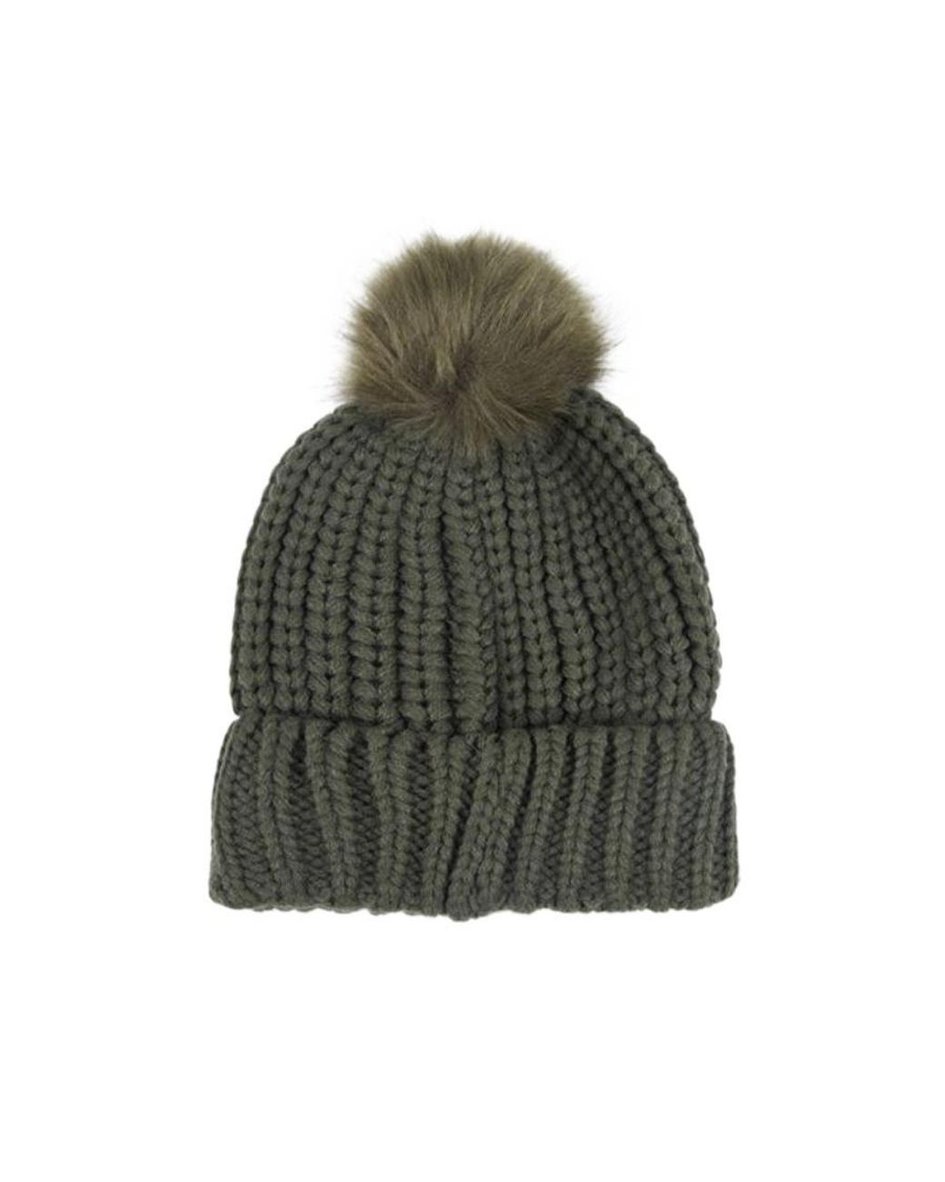 Barbour Green Knitting Hat
