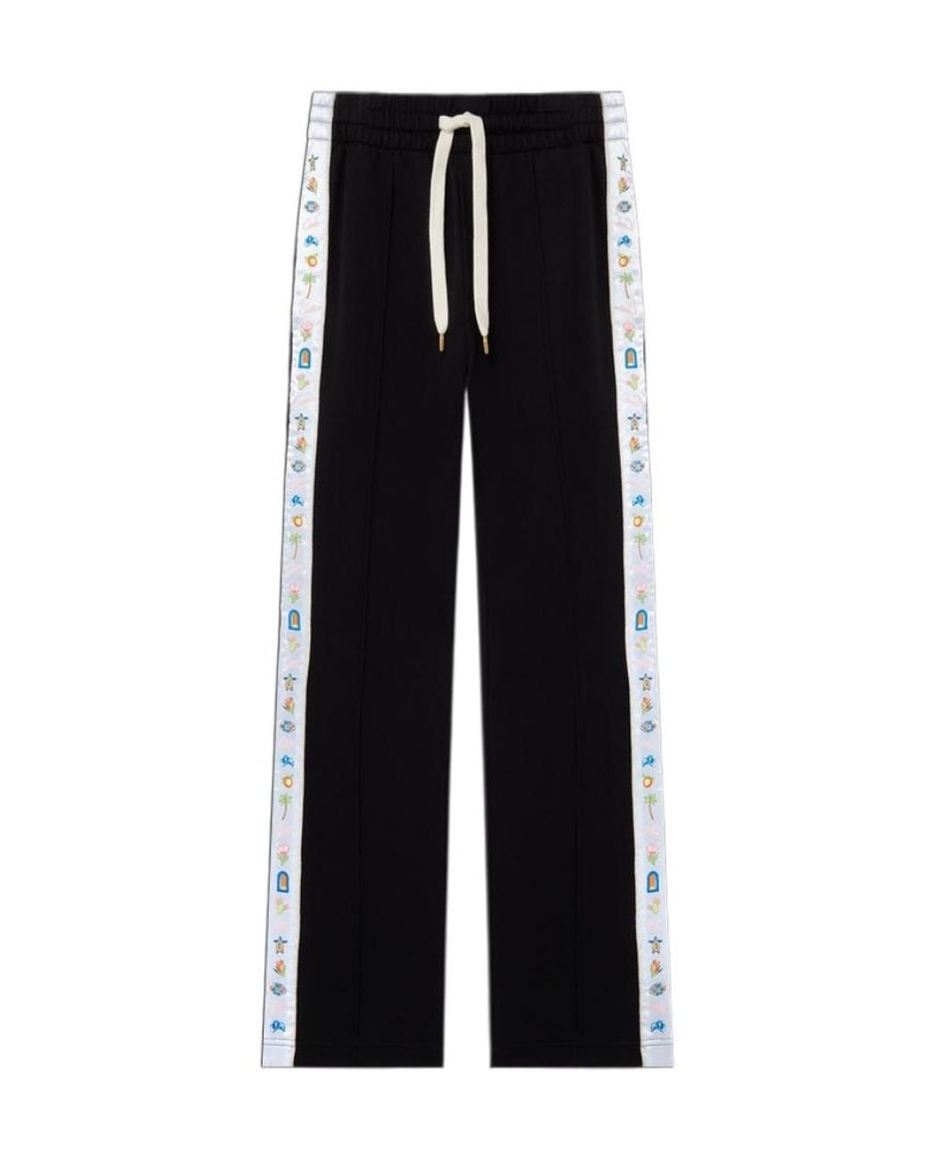 Casablanca Black Logo Casual Pants for men