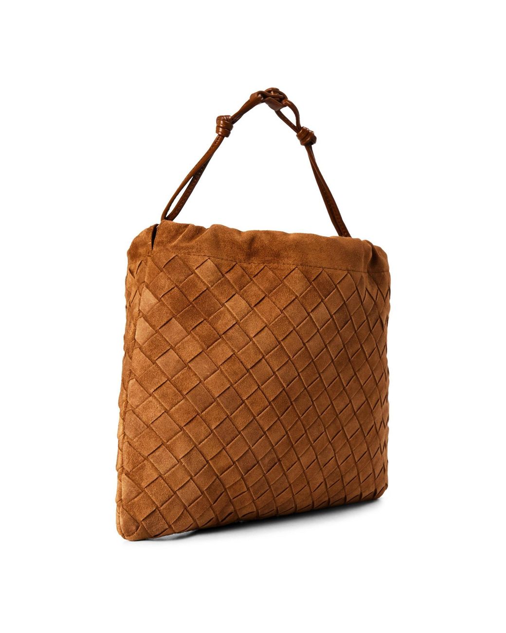 Bottega Veneta Brown Suede Tote Bag