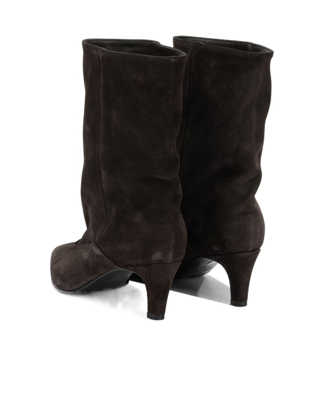 Strategia Black High-Heeled Ankle Boots