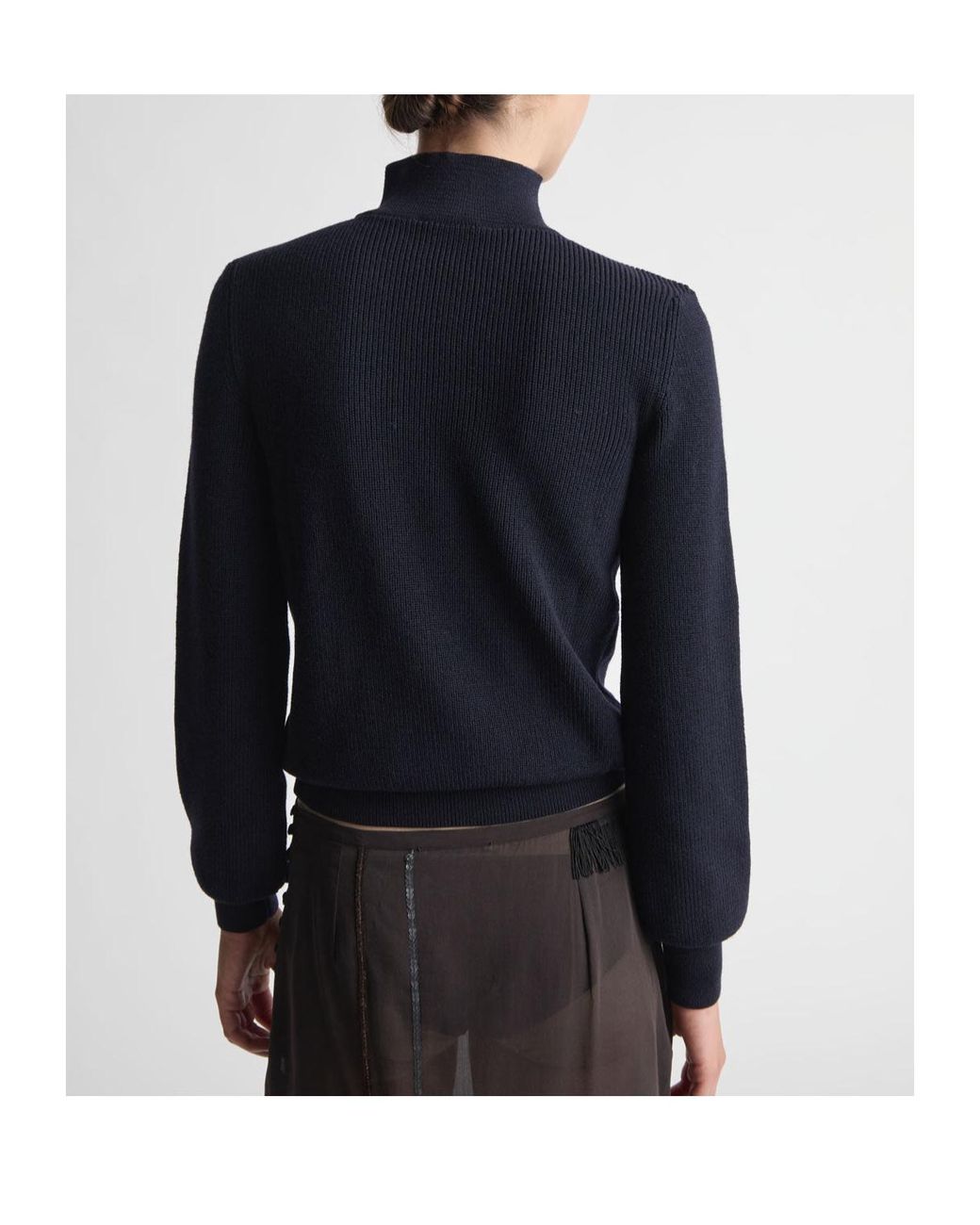 Paloma Wool Blue Turtleneck Sweater