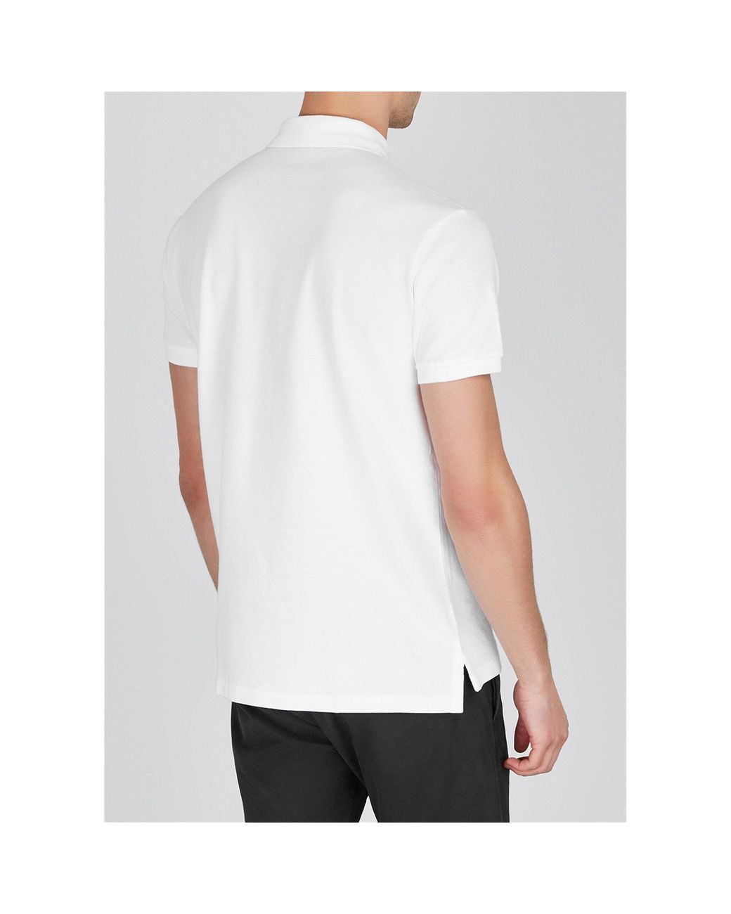 Polo Ralph Lauren White Short-Sleeved Polo Shirt for men