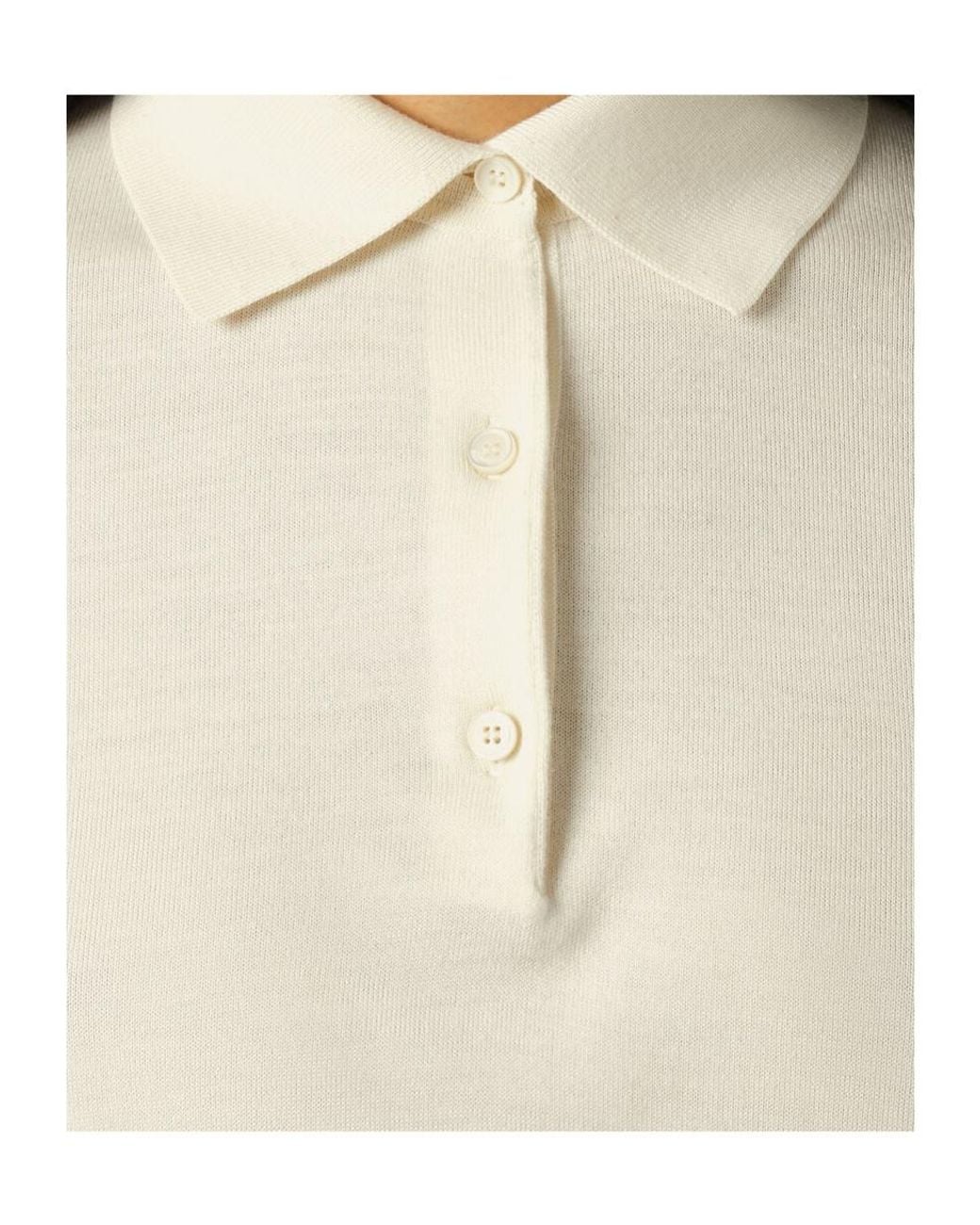 Loro Piana White Royal Lightness Polo Shirt
