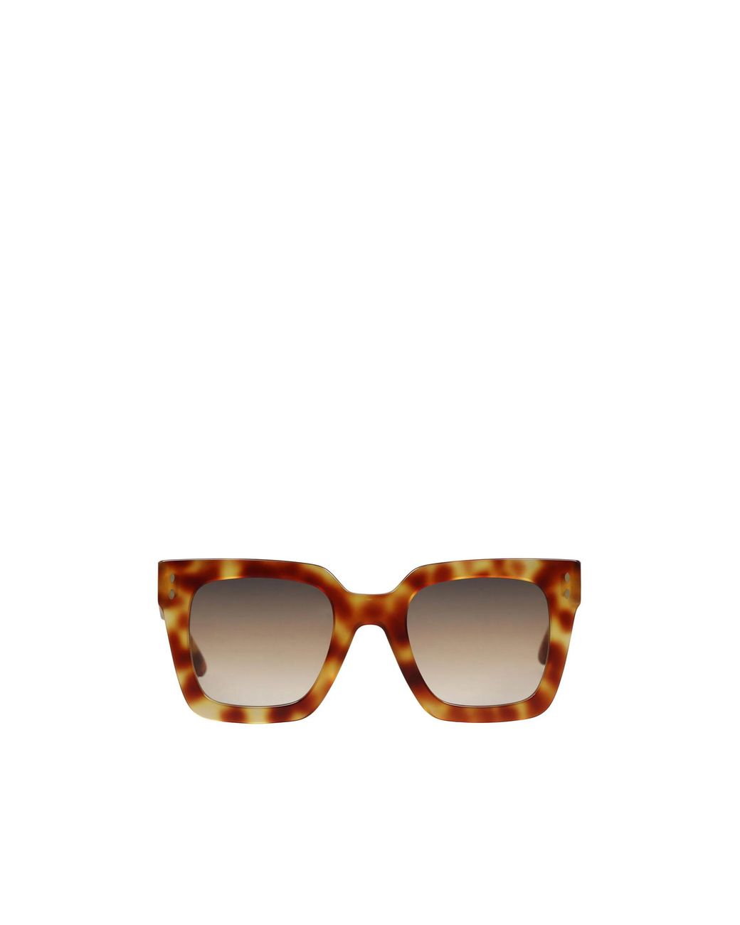 Isabel Marant Brown Simple Square Tortoiseshell Sunglasses