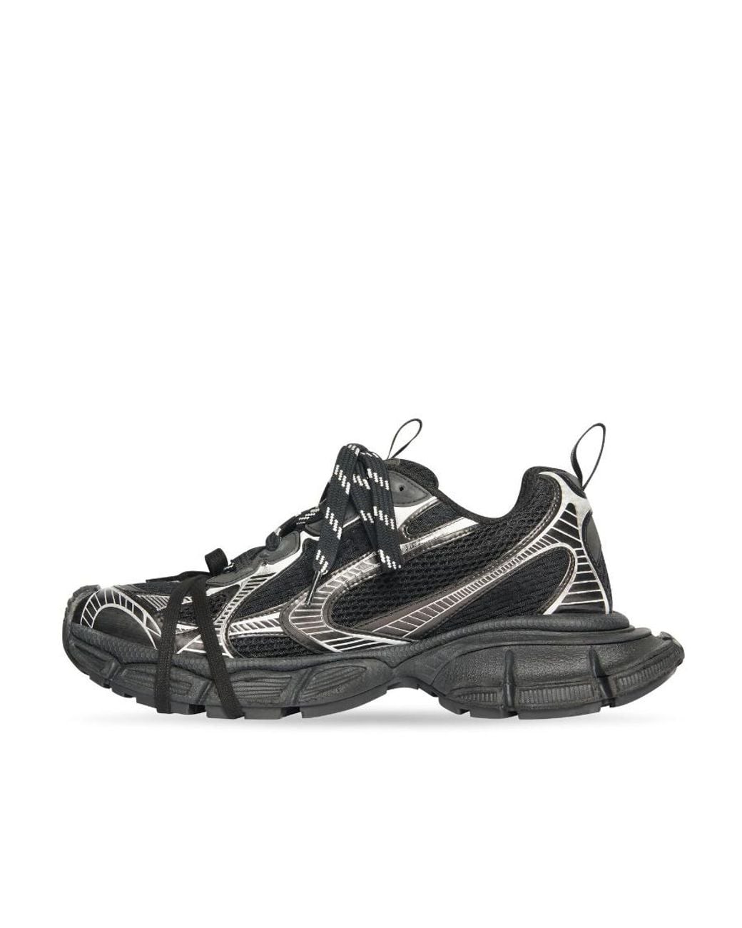 Balenciaga Black 3Xl Low-Top Sneakers