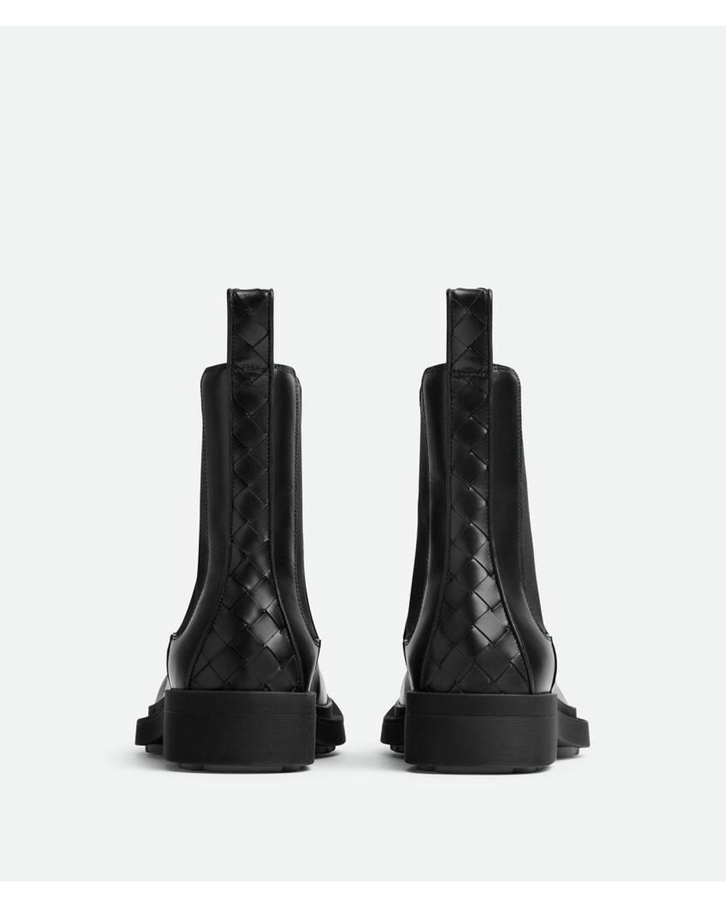 Bottega Veneta Black Ben Chelsea Boots