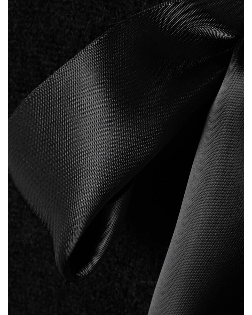 Anine Bing Black Rhodes Bow Detailed Cardigan