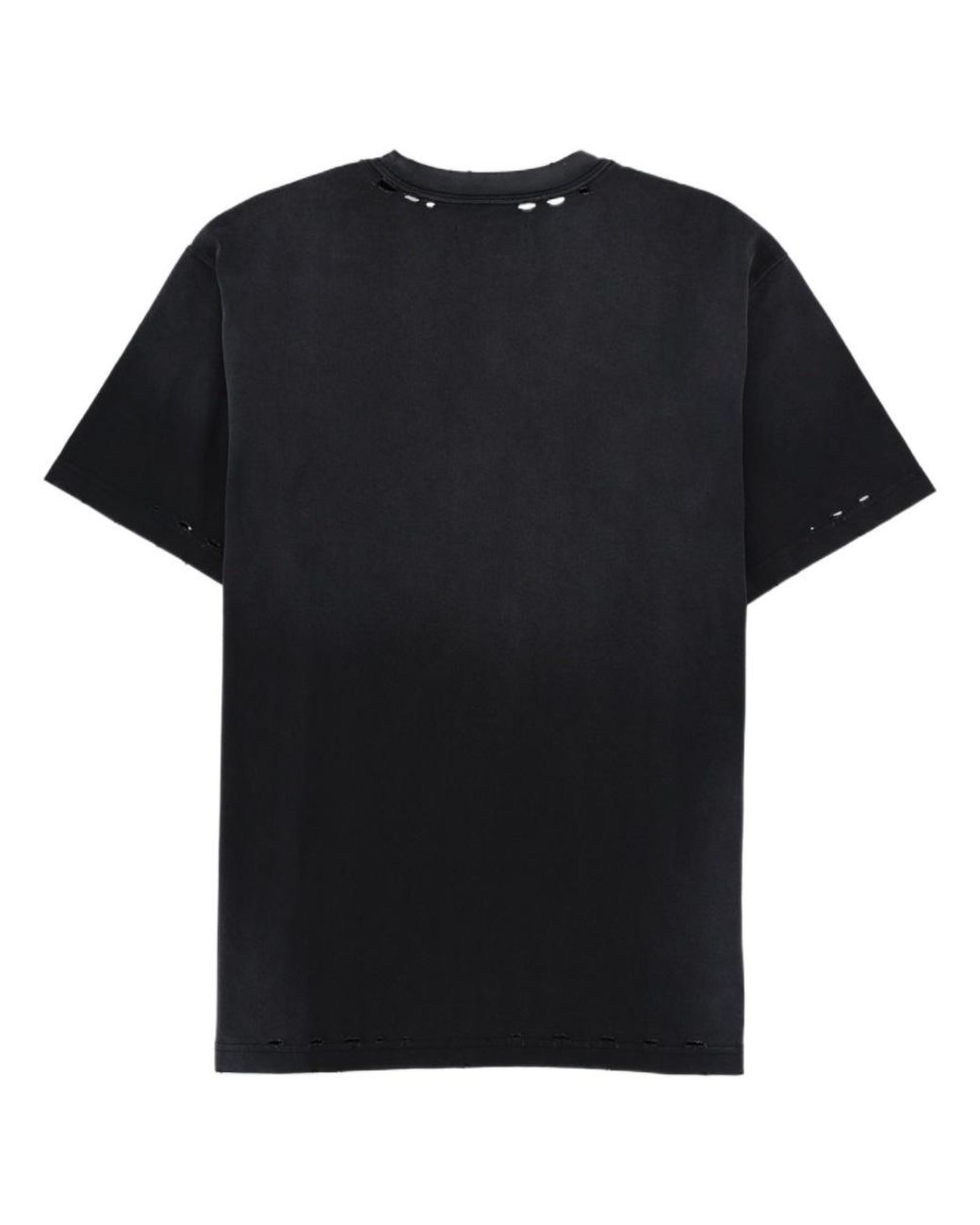 Purple Brand Black Paint Logo T-Shirt for men
