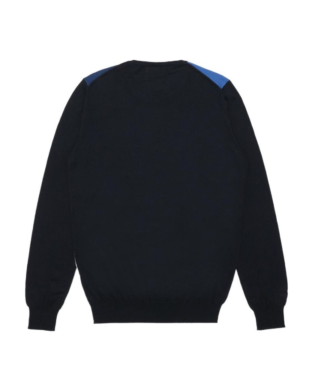 Iceberg Blue Printed Pattern Pullover for men