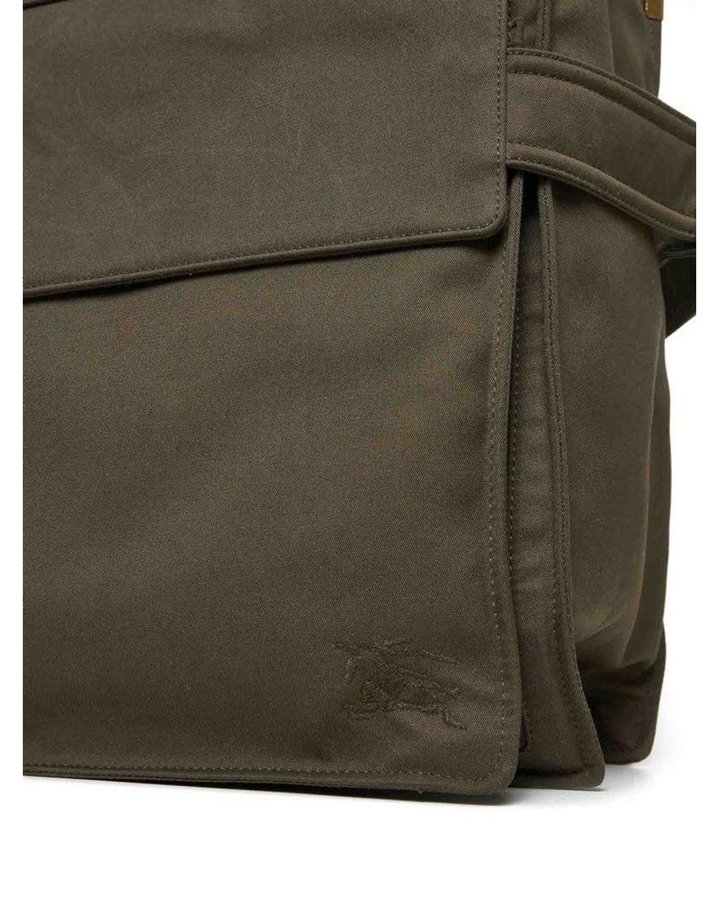 Burberry Green Foldover-Top Trench Shopper Bag for men