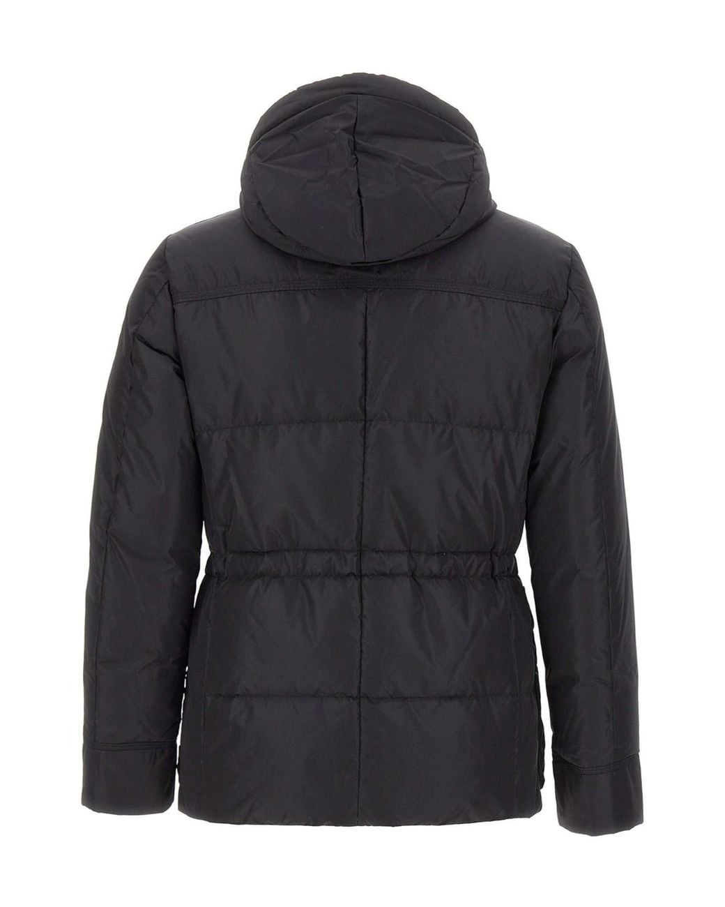 Peuterey Black Aiptek Nbe Hooded Down Jacket for men