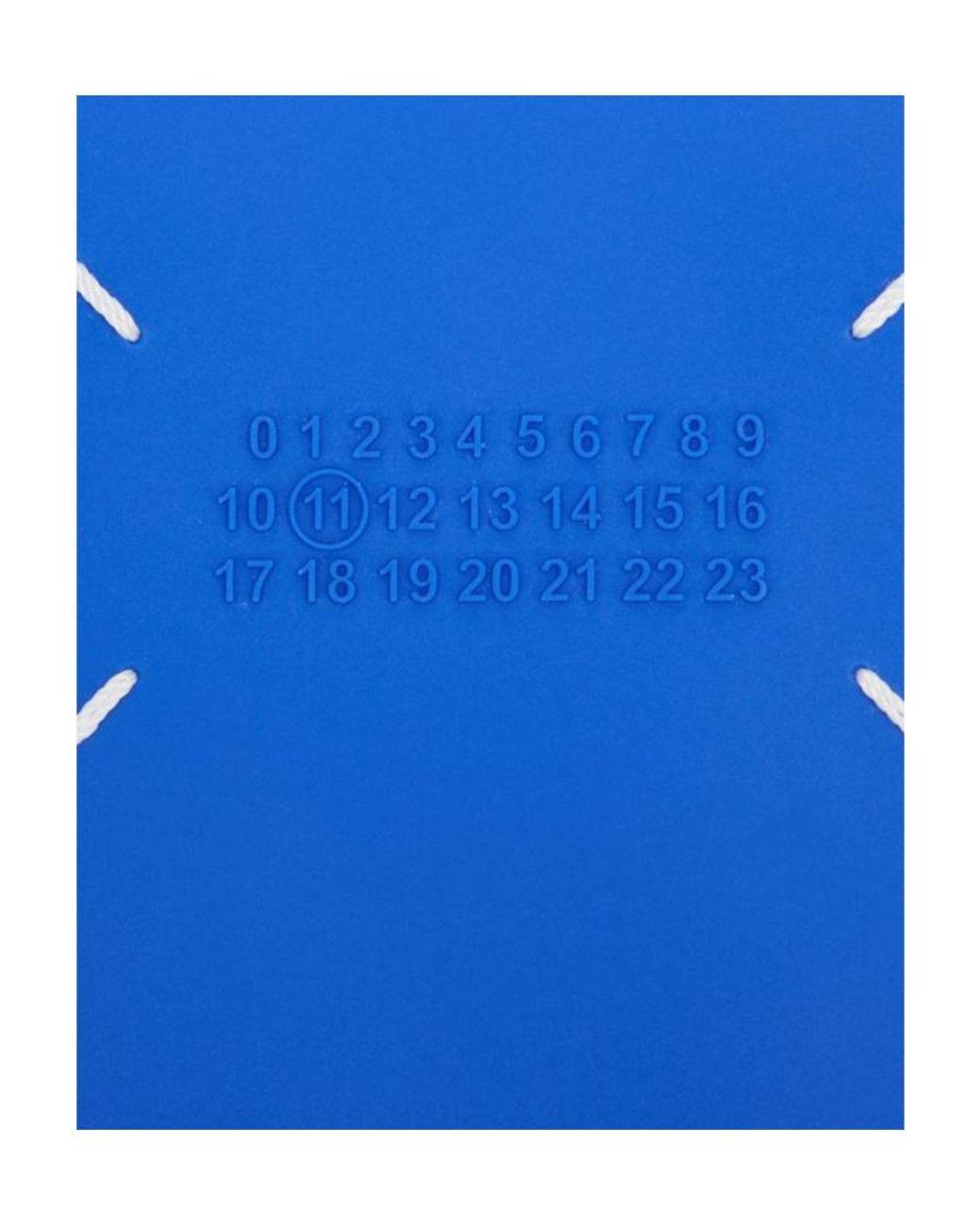 Maison Margiela Blue Rubber Leather Phone Case for men
