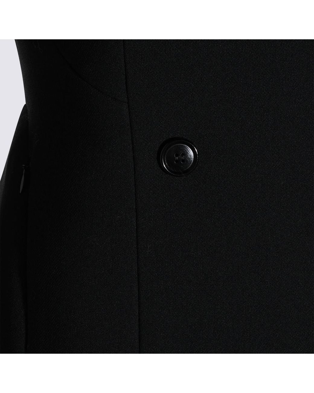 Alaïa Black Alaïa Double-Breasted Tailored Coat