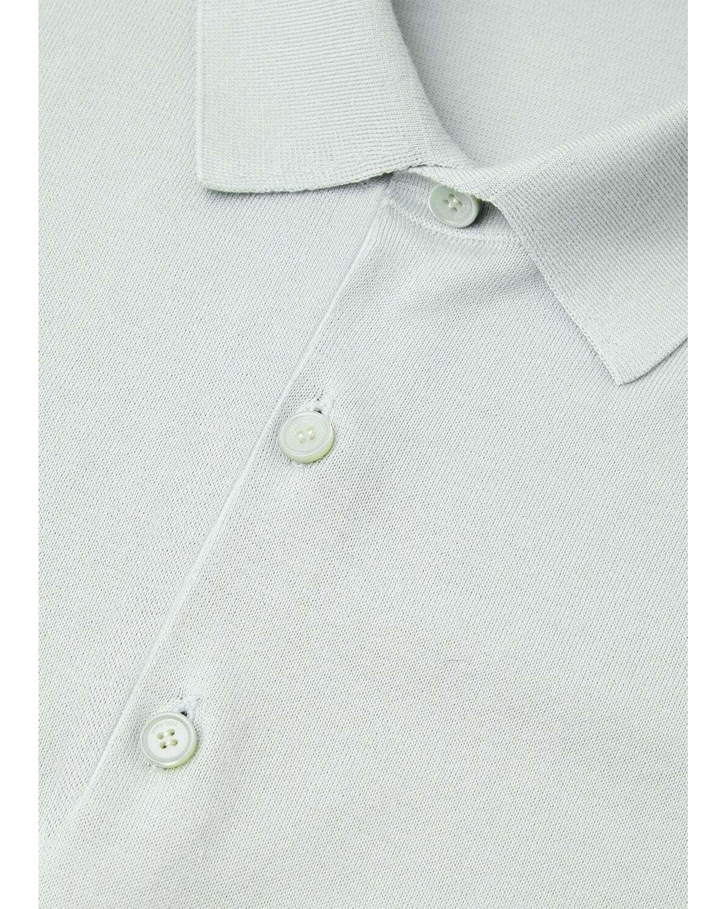 Loro Piana White Polo Shirt for men
