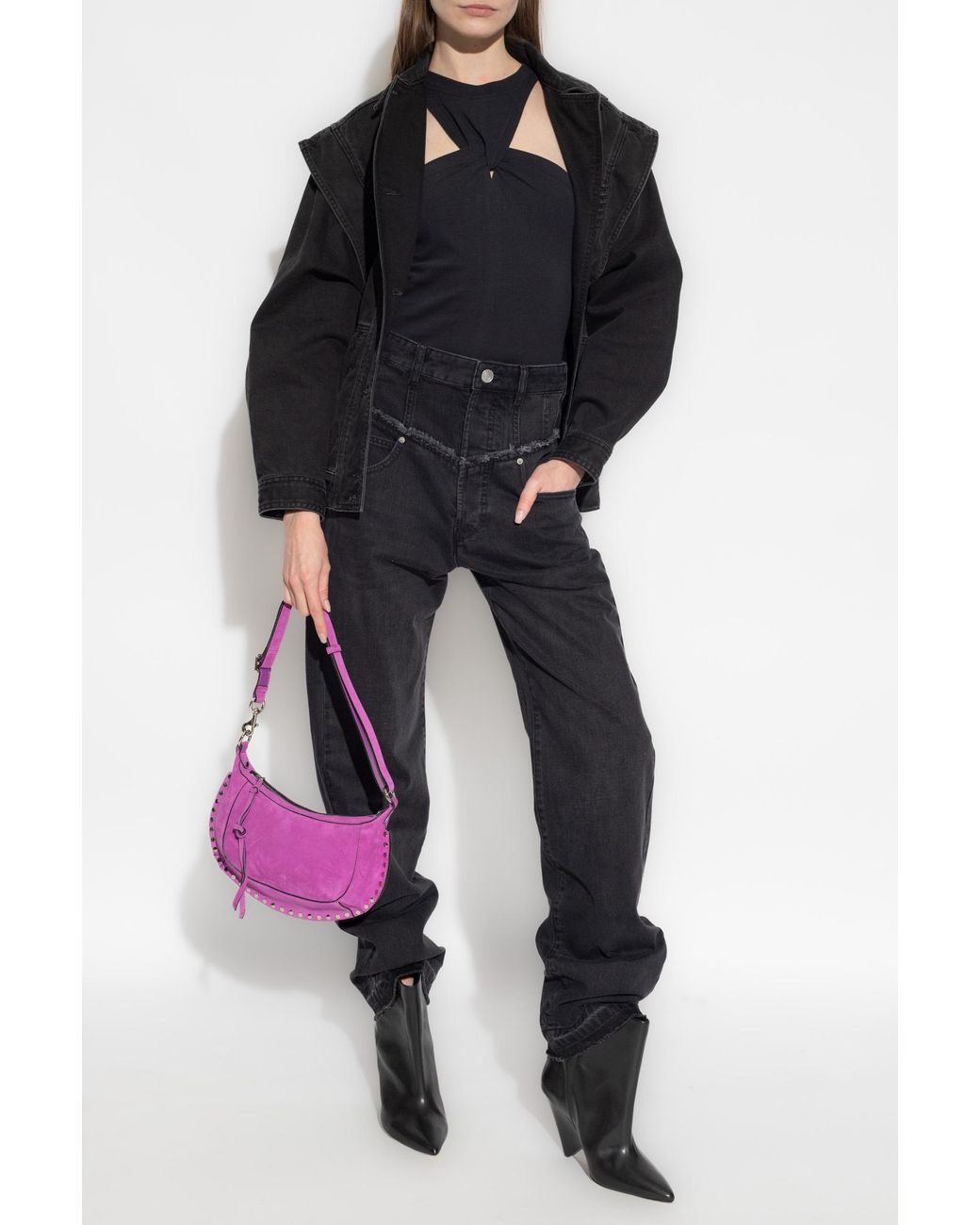 Isabel Marant Blue Harmon Button-Up Jacket